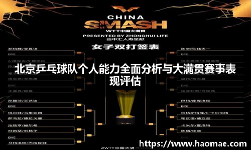 北京乒乓球队个人能力全面分析与大满贯赛事表现评估